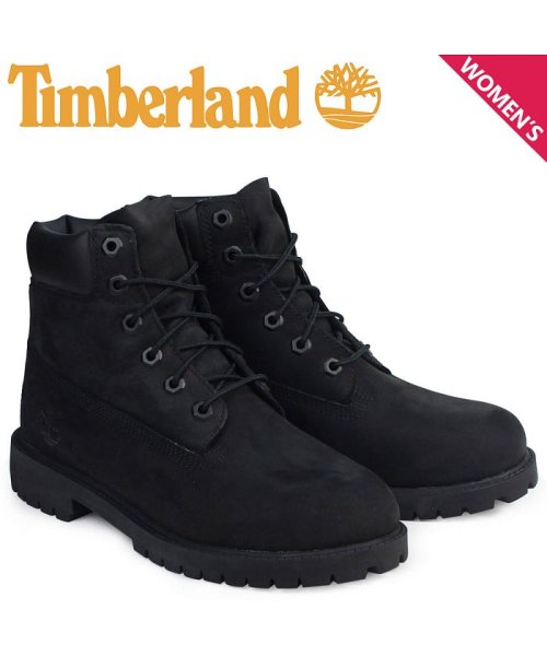 Timberland 6INCH WATERPROOF BOOTS ティンバーランド ブーツ レディース 6インチ プレミアム ウォータープルーフ  ブラック 1(503004210) | ティンバーランド(Timberland) - d fashion