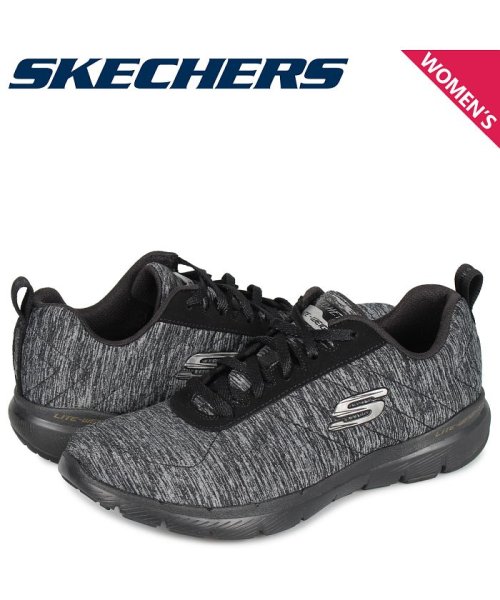 スケッチャーズ Skechers フレックスアピール 3 0 スニーカー レディース Flexappeal 3 0 Insiders ブラック 黒 スケッチャーズ Skechers D Fashion