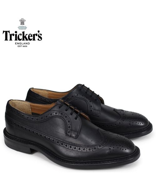 トリッカーズ Trickers ウイングチップ シューズ Richard 5ワイズ メンズ ブラック 5164 トリッカーズ Tricker S D Fashion