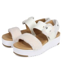 UGG/UGG アグ サンダル ストラップサンダル フラッフチェラ レディース WOMENS FLUFFCHELLA SANDAL ブラック ホワイト 黒 白 1099/503018353