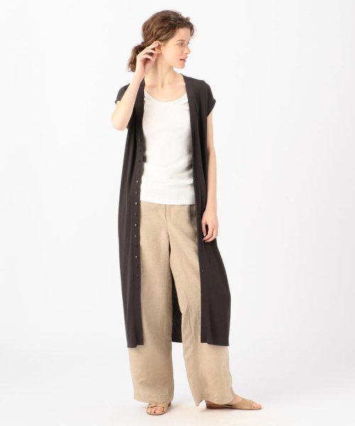 セール 30 Off ギザコットンリブ ロングベストカーディガン Galerie Vie Galerie Vie D Fashion セール 30 Off ギザコットンリブ ロングベストカーディガン Galerie Vie Galerie Vie D Fashion