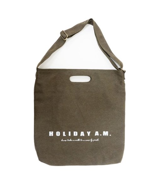 セール バッグ ショルダーバッグ トートバッグ 2way レディース メンズ 布 キャンバス 帆布 Holidaya M ホリデーエーエム Holiday A M D Fashion
