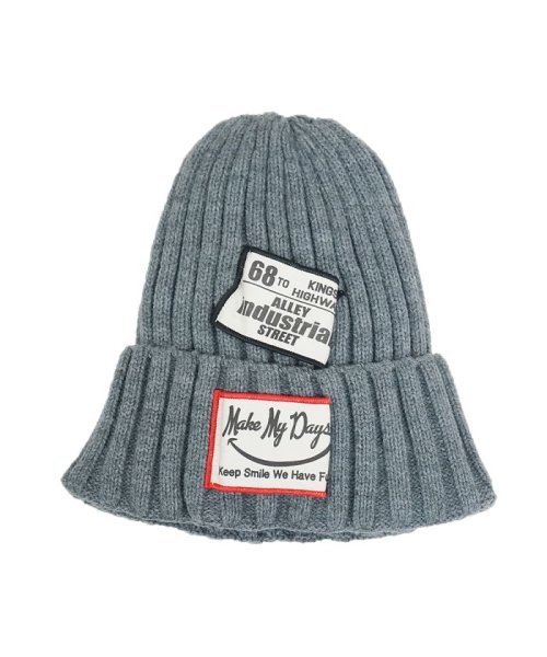 セール 帽子 ニット帽 メンズ レディース リブニット タグ ワッペン ニットキャップ ワッチ キーズ Keys キーズ Keys D Fashion