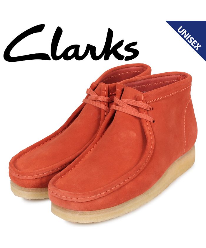 クラークス Clarks ワラビー ブーツ メンズ レディース WALLABEE スエード オレンジ 26144253(503015914) |  クラークス(CLARKS) - d fashion