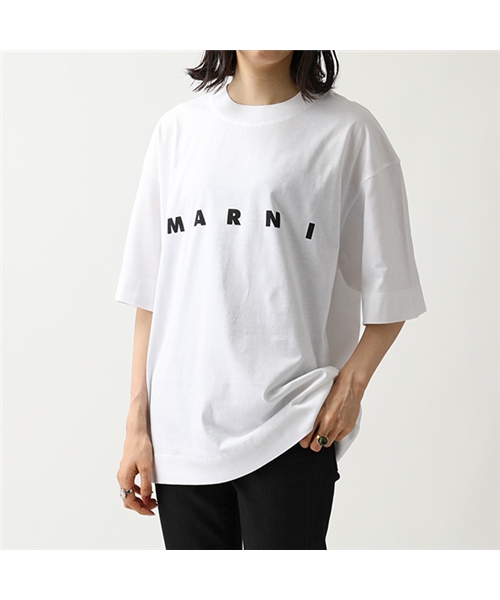 50サイズ MARNI マルニ ロゴプリント 半袖Tシャツ - rehda.com