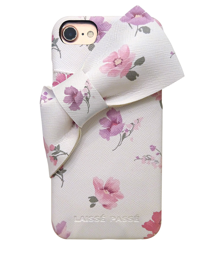 ピンク うさぎ iPhone8/7/6s/6用手帳型ケース さみし