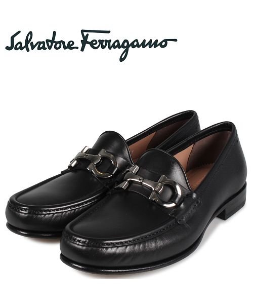 サルヴァトーレ フェラガモ Salvatore Ferragamo メンズ ビットローファー モカシン シューズ BOND ブラック E 02B192  6960(503017839) | フェラガモ(SalvatoreFerragamo) - d fashion
