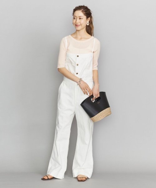 セール Lee マリンサロペット ホワイトo ビューティアンドユース ユナイテッドアローズ Beauty Youth United Arrows D Fashion