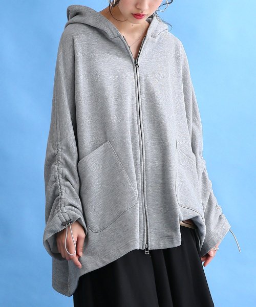ドロストデザインポンチョパーカー オシャレウォーカー Osharewalker D Fashion ドロストデザインポンチョパーカー オシャレウォーカー Osharewalker D Fashion