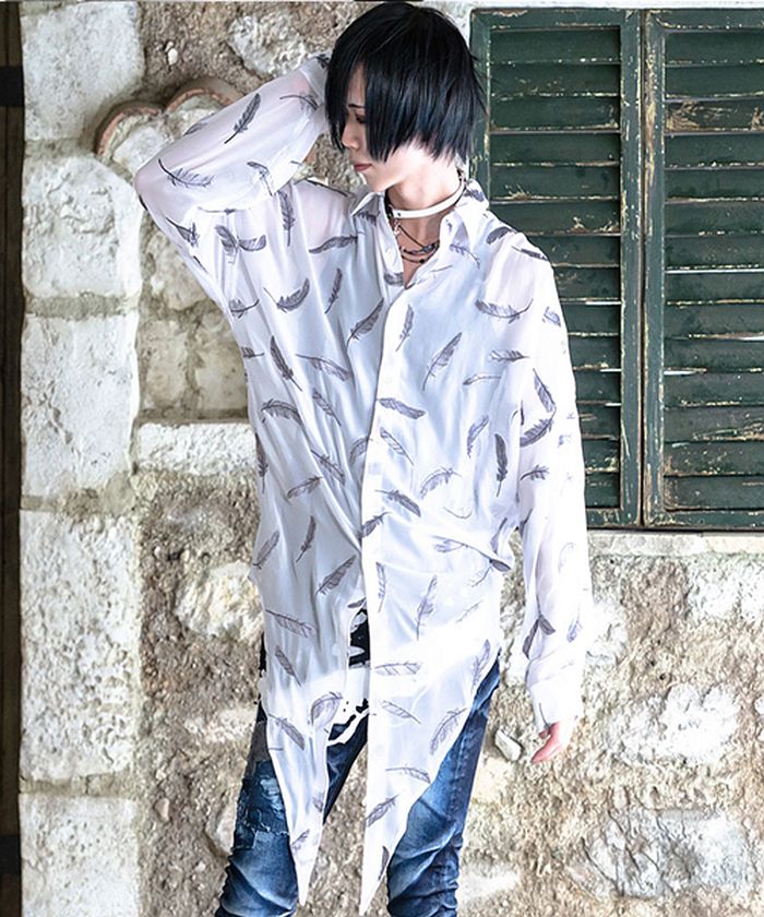 CIVARIZE（シヴァーライズ）の「『CIVARIZE』総柄フェザー刺繍