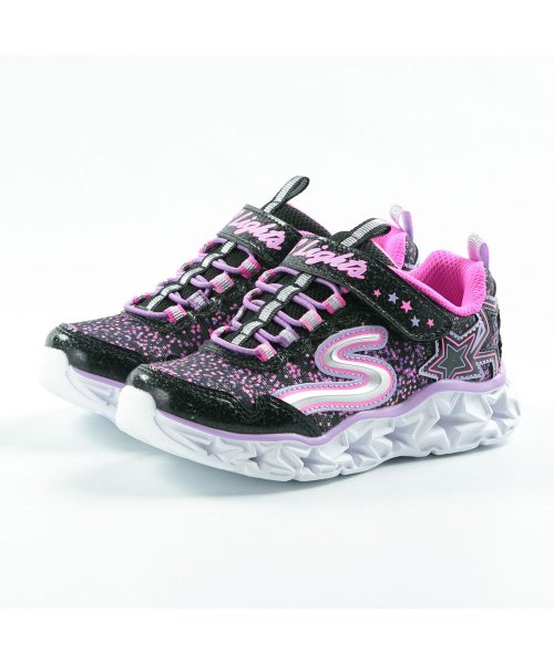 セール スケッチャーズ Skechers Galaxy Lights キッズ スニーカー シューズ 靴 ランニング ストラップ 光る靴 Hi 109l スケッチャーズ Skechers D Fashion