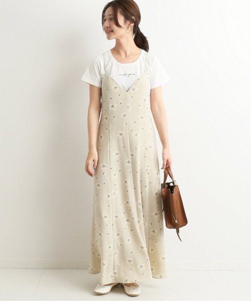 セール ドットフラワーキャミワンピース スローブ イエナ Slobe Iena D Fashion