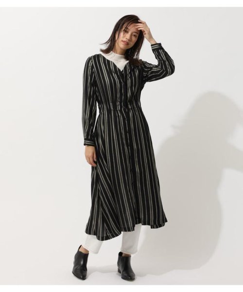 セール Collarless Blousing Onepiece アズールバイマウジー Azul By Moussy D Fashion セール Collarless Blousing Onepiece アズールバイマウジー Azul By Moussy D Fashion
