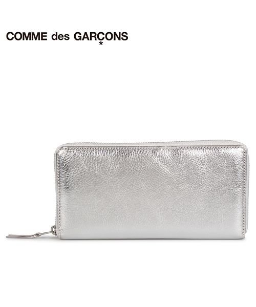 コムデギャルソン Comme Des Garcons 財布 長財布 メンズ レディース ラウンドファスナー 本革 Gold And Silver Wallet コムデギャルソン Commedesgarcons D Fashion