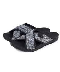 fitflop/FitFlop フィットフロップ サンダル コンフォートサンダル アートニット レディース ARTKNIT CROSS SLIDE ブラック 黒 Q85/503016417