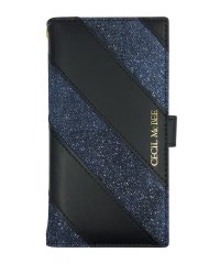 CECIL McBEE/スマホケース セシルマクビー CECILMcBEE ダイアゴナルストライプ DENIM iphone xperia galaxy aquos 多機種対応/503067341