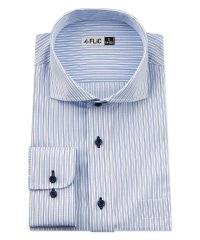 FLiC/ワイシャツ メンズ ホリゾンタル ワイド 長袖 形態安定 シャツ ドレスシャツ ビジネス ノーマル スリム yシャツ カッターシャツ 定番 ストライプ ドビー /503079241