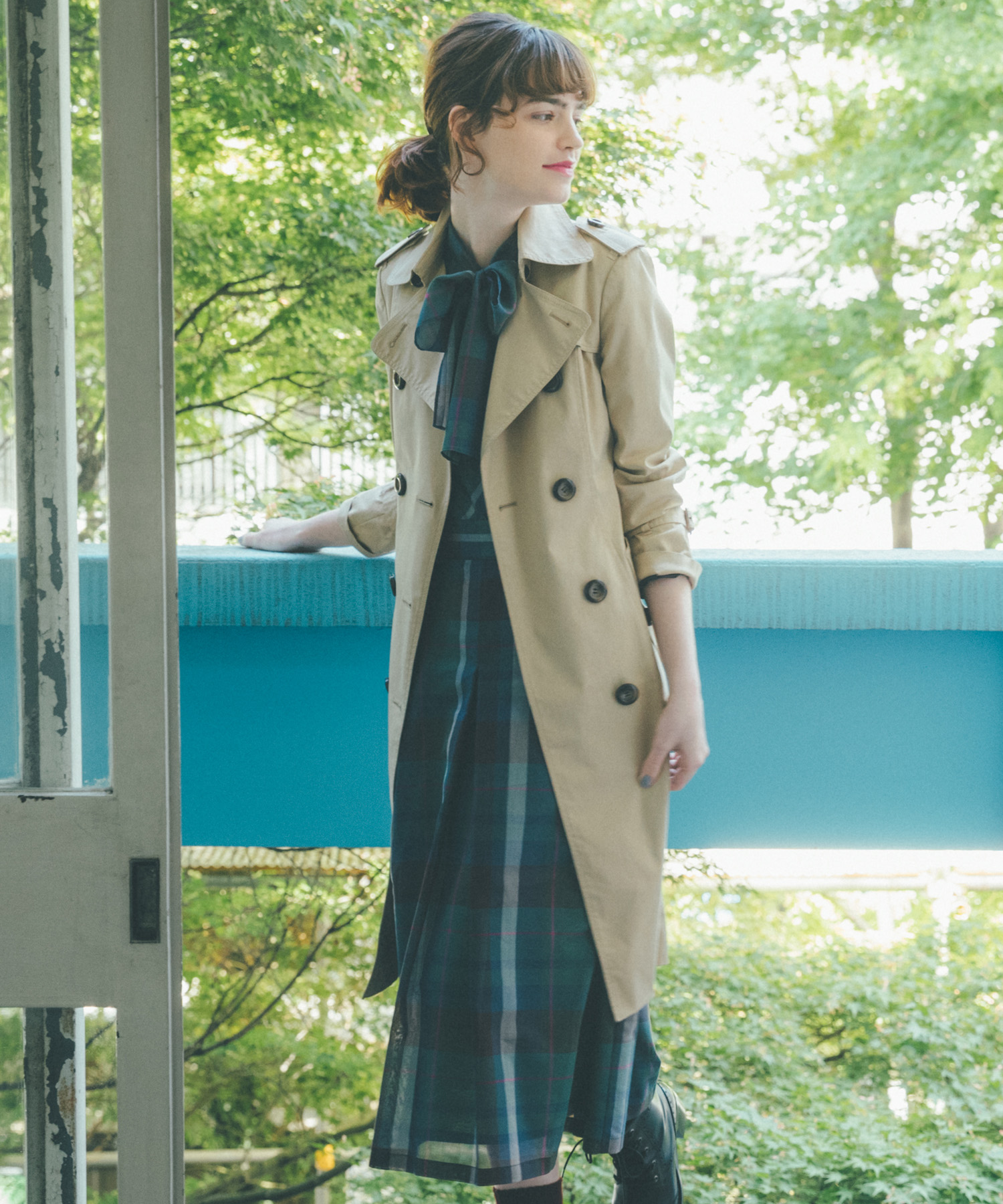Wf32 Manteau ダブルトレンチコート トゥービー バイ アニエスベー To B By Agnes B D Fashion Wf32 Manteau ダブルトレンチコート トゥービー バイ アニエスベー To B By Agnes B D Fashion
