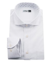 FLiC/ワイシャツ ノーアイロン ドライ ストレッチワイシャツ メンズ 長袖 形態安定 吸水速乾 織柄 ホリゾンタル/503079704
