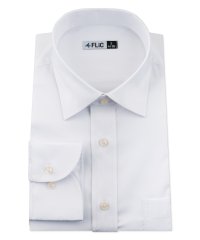 FLiC/ワイシャツ ノーアイロン ドライ ストレッチワイシャツ メンズ 長袖 形態安定 吸水速乾 織柄 ショートワイド/503079711
