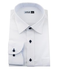 FLiC/ワイシャツ ノーアイロン ドライ ストレッチワイシャツ メンズ 長袖 形態安定 吸水速乾 織柄 ショートワイド/503079712
