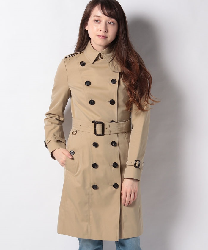 セール 50%OFF】【Burberry】Woman's Sandringham Long Trench