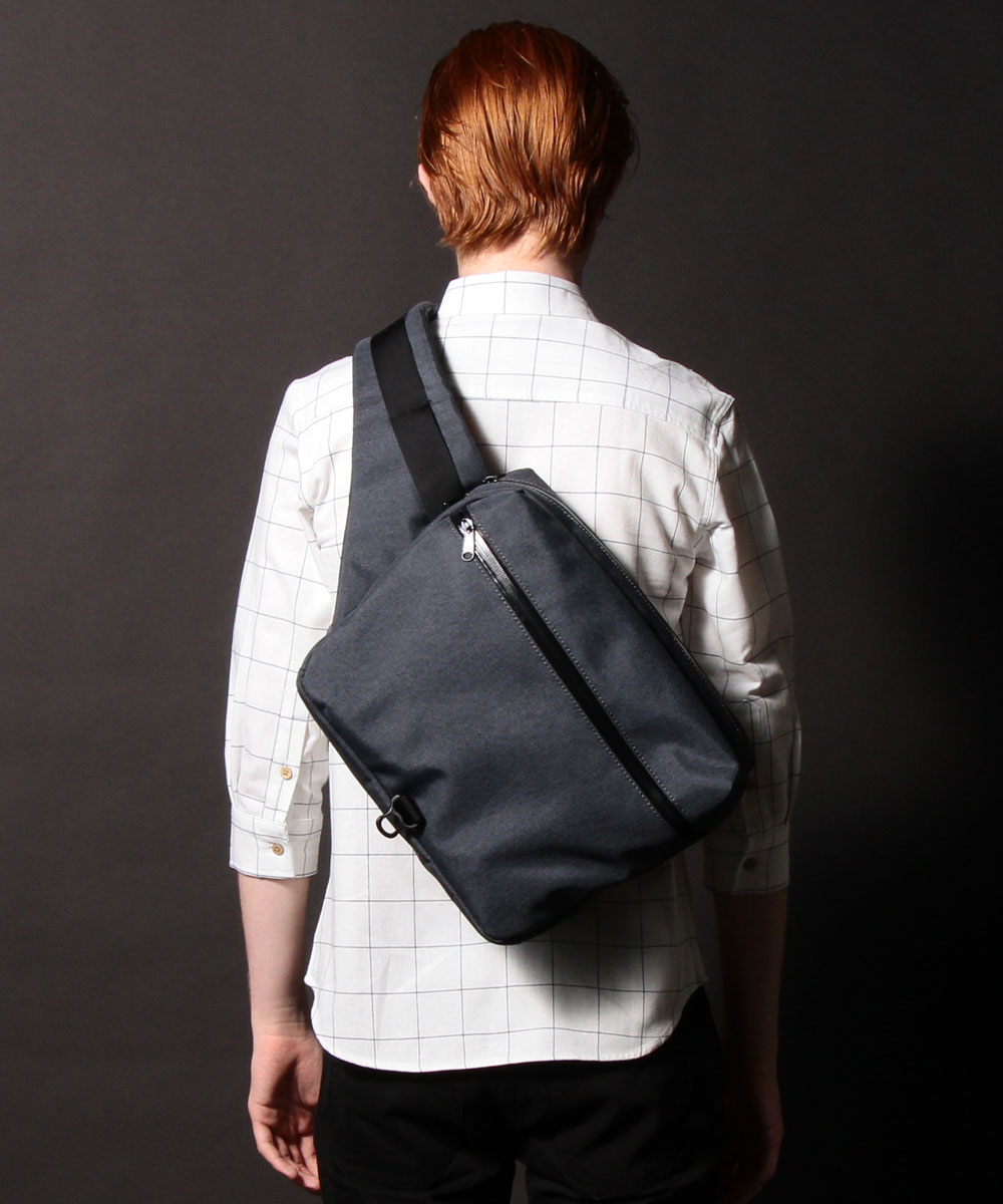 ADAMPATECK/アダムパテック】the bond/HEATHERED NYLON BODYBAG