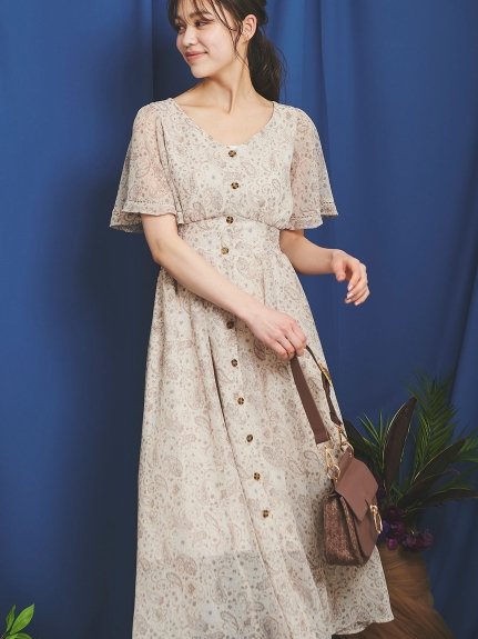 セール 50 Off 美人百花6月号掲載 ペイズリーワンピ ノエラ Noela D Fashion