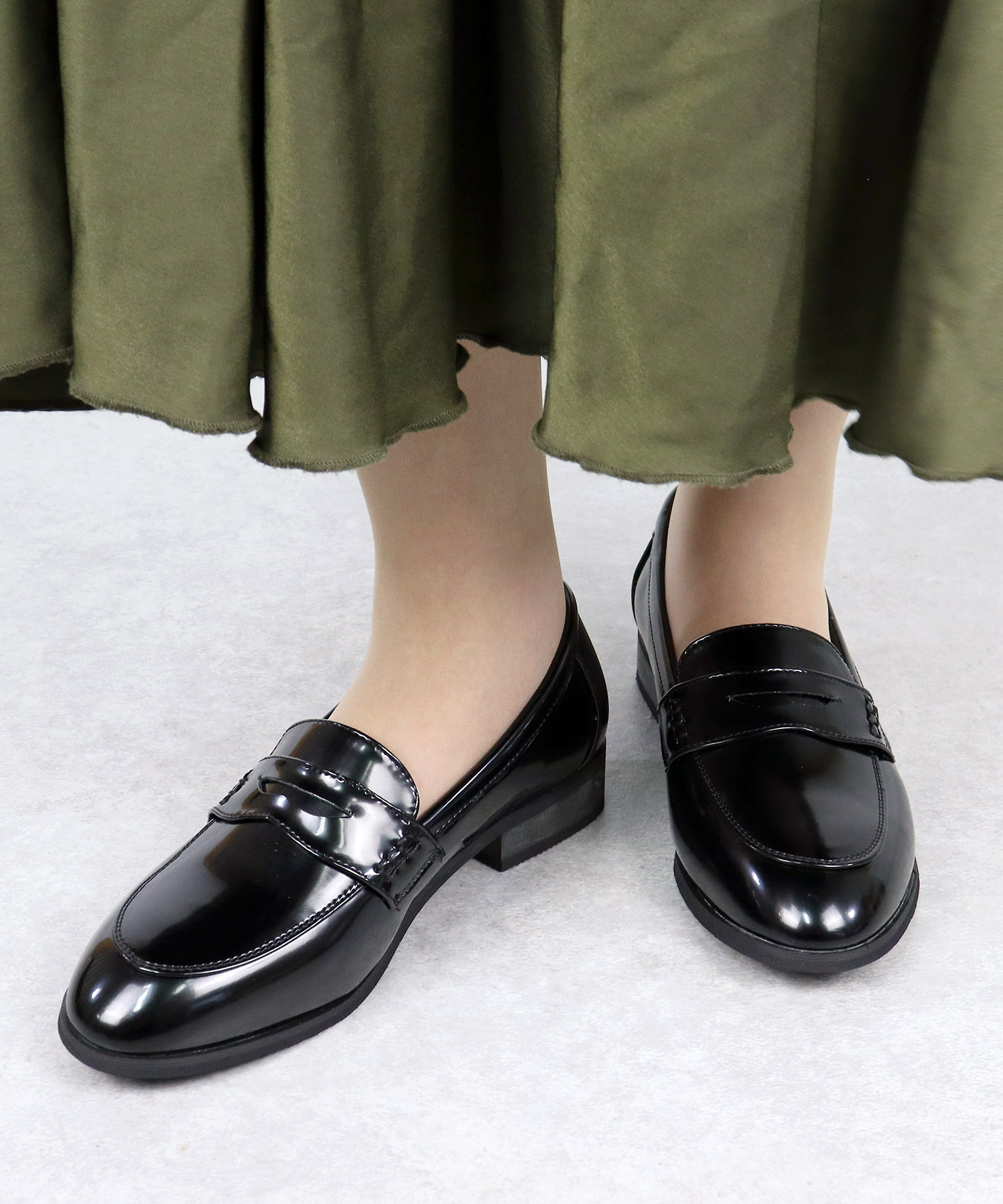 セール20%OFF】3cmヒール ワンピース 靴 オフィスカジュアル 韓国