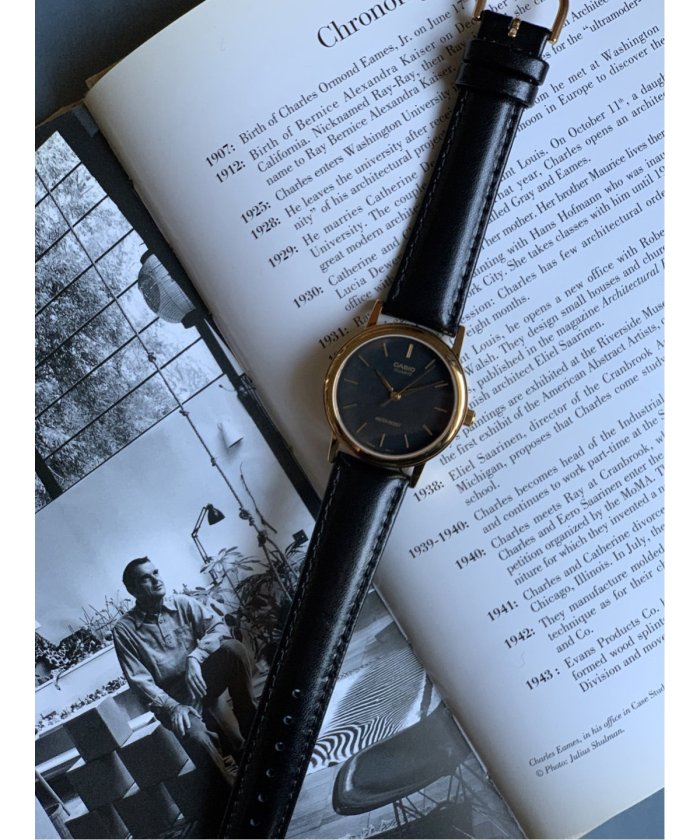 カシオ/CASIO クラシックアナログ レザー(503086412