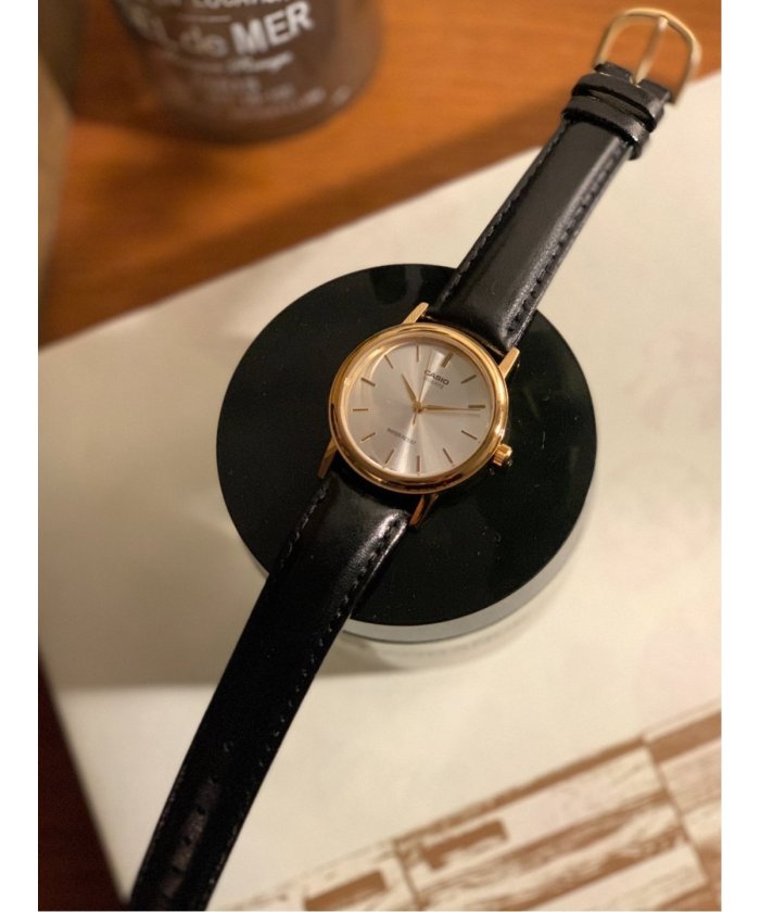 カシオ/CASIO クラシックアナログ レザー(503086412
