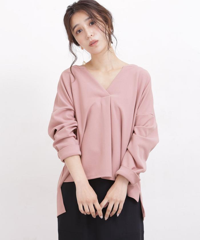 セール】WEB限定/カットジョーゼットスキッパーブラウス セール】WEB限定/カットジョーゼットスキッパーブラウス