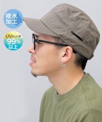 AMS SELECT/HIDETRADING PRODUCT / 撥水 UVカット ワークキャップ / 無地 / 配色 / チロリアン/503092521