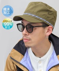 AMS SELECT/HIDETRADING PRODUCT / 撥水 UVカット ワークキャップ / 無地 / 配色 / チロリアン/503092521