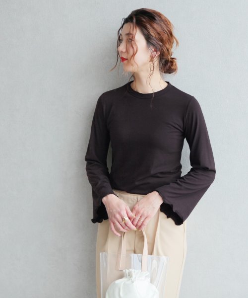 袖フレアメローカットソー レカ Reca D Fashion