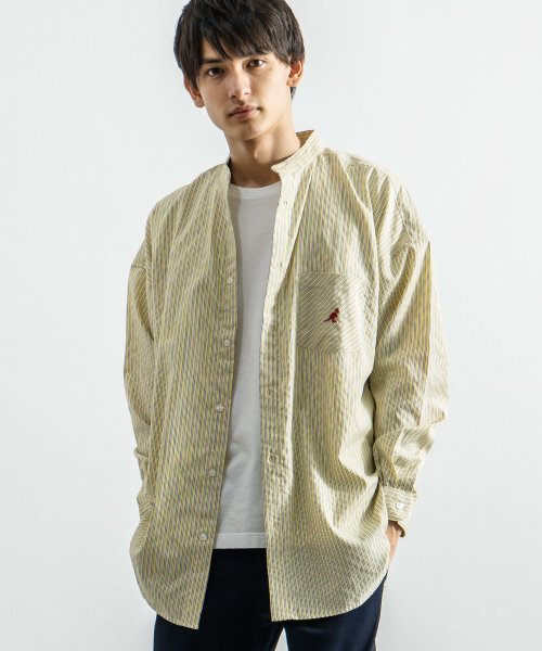 セール Kangol カンゴール バンドカラーシャツ メンズ レディース