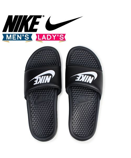 Nike Benassi Just Do It ナイキ サンダル ベナッシ メンズ レディース 3430 090 ブラック ナイキ Nike D Fashion