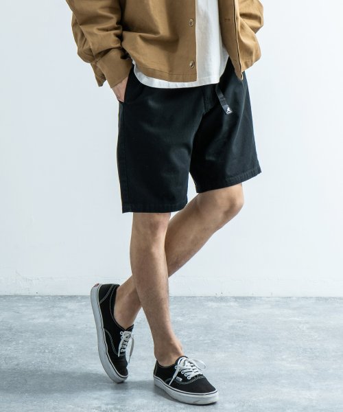 Kangol カンゴール ハーフパンツ メンズ レディース ショートパンツ 半パン 短パン ショーツ 膝上 クライミングパンツ 黒 無地 ツイル シンプル カジ ロッキーモンロー Rocky Monroe D Fashion Kangol カンゴール ハーフパンツ メンズ レディース ショートパンツ 半パン 短パン ショーツ 膝上 クライミングパンツ 黒 無地 ツイル シンプル カジ ロッキーモンロー Rocky Monroe D Fashion