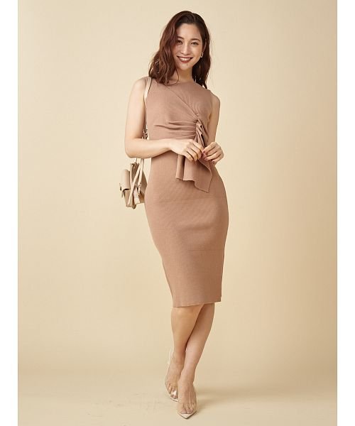 セール ウエストマークノースリーブタイトワンピース ロイヤルパーティー Royal Party D Fashion