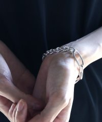 MAISON mou/【YArKA/ヤーカ】silver925 mix chain bracelet [HB1]/ミックスチェーンブレスレット シルバー925 /503051827