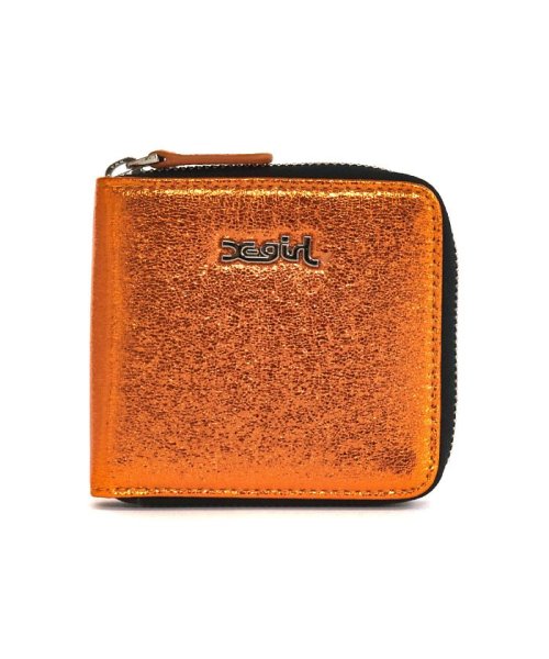 エックスガール 財布 X Girl 二つ折り財布 ラウンドファスナー コンパクト Metallic Wallet メタリック レディース エックスガール X Girl D Fashion