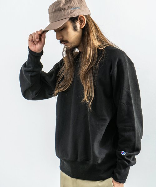 Champion チャンピオン Reverse Weave リバースウィーブ スウェットシャツ メンズ トレーナー 軽量 保温 裏起毛 ドライ 無地 シンプル ロッキーモンロー Rocky Monroe D Fashion