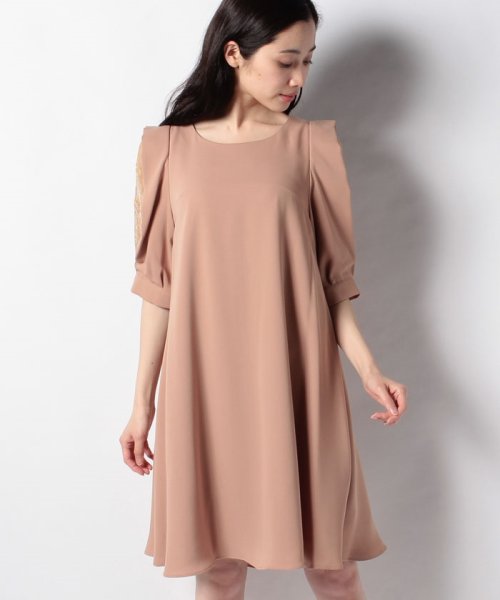セール ５分袖レースワンピース インタープラネット ウィング Interplanet Wings D Fashion
