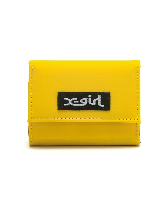 エックスガール 財布 X－girl 三つ折り財布 BOX型小銭入れ コンパクト 