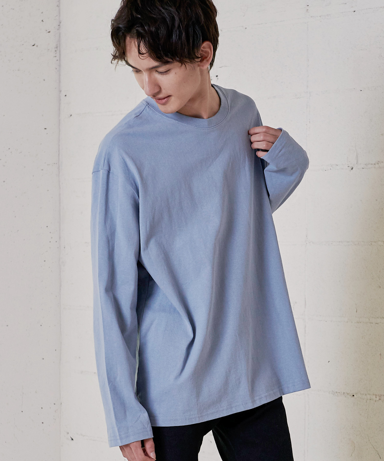 ロッキーモンロー Rocky Monroe ロングTシャツ メンズ 長袖 無地
