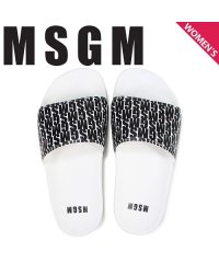 MSGM/MSGM エムエスジーエム サンダル シャワーサンダル レディース MULTI LOGO POOL SIDE ホワイト 2641MDS15100 309 99/503017272