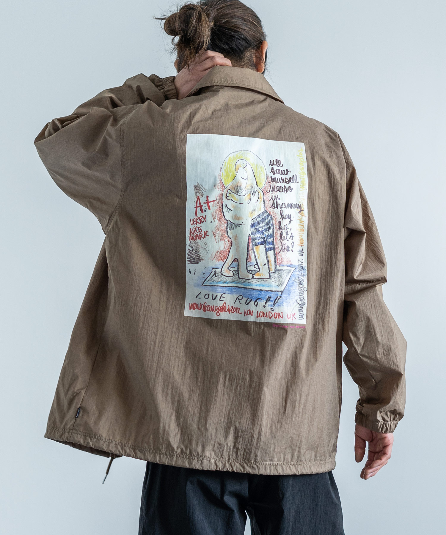 MARK GONZALES マークゴンザレス コーチジャケット メンズ レディース MARK GONZALES マークゴンザレス コーチジャケット メンズ レディース