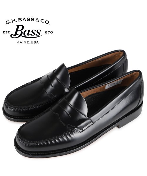 G H Bass ジーエイチバス ローファー メンズ Weejuns Logan ブラック Baj 000 ジーエイチバス G H Bass D Fashion