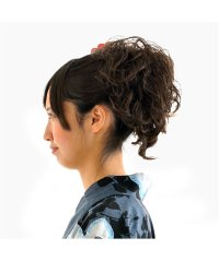 exrevo/【ロープウィッグ】スーパーロング 130cm★簡単アップ★「ロープウィッグ メガ盛り MIXウェーブ」ボリューム 簡単アップスタイル 結婚式 卒業式 ウィッグ /503123718