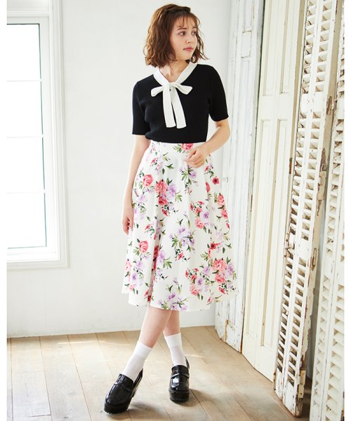 クーポン】【セール 69%OFF】花柄ミディスカート (503119047) | イング(INGNI) - d fashion